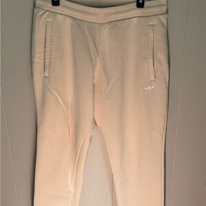 Adidas Cream Sweatpants Size Large